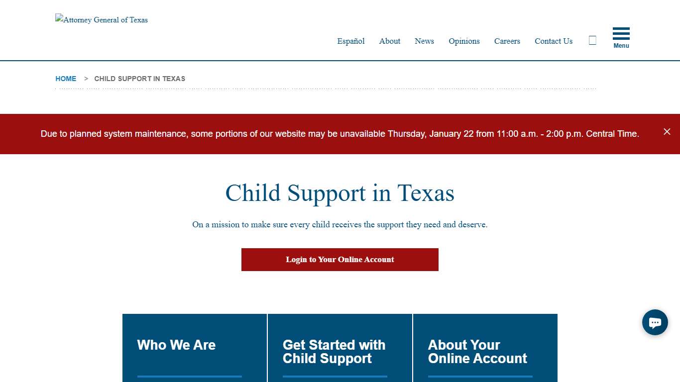 Child Support in Texas | Office of the Attorney General